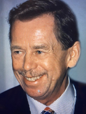Photo of Vaclav Havel smiling